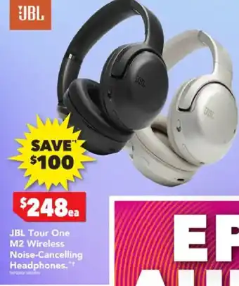 Jbl tour one m2 wireless noise-cancelling headphones