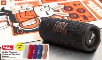Harvey Norman Jbl flip 7 portable waterproof bluetooth speaker offer