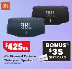 Harvey Norman JBL Xtreme 4 Portable Waterproof Speaker offer