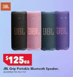 Harvey Norman JBL Grip Portable Bluetooth Speaker offer