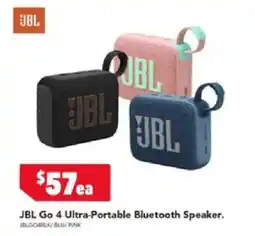 Harvey Norman JBL Go 4 Ultra-Portable Bluetooth JBL Go 4 Ultra-Portable Bluetooth Speaker. offer