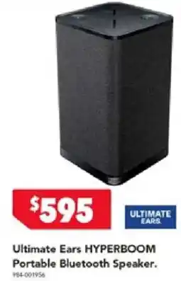 Harvey Norman Ultimate ears hyperboom portable bluetooth speaker offer