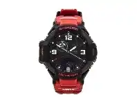 Bevilles Jewellery Casio G-Shock Digital Dial 200M Red Resin Band Watch GA1000-4B offer