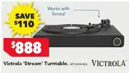 Harvey Norman Victrola 'stream' turntable offer