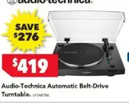 Harvey Norman Audio-technica automatic belt-drive turntable offer