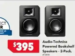 Harvey Norman Audio-technica powered bookshelf speakers - 2-pack offer