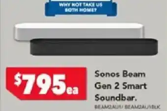Harvey Norman Sonos beam gen 2 smart soundbar offer