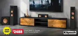 Harvey Norman Klipsch r600 5.1-channel home theatre system offer