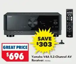 Harvey Norman Yamaha v4a 5.2-channel av receiver offer
