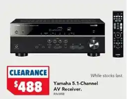 Harvey Norman Yamaha 5.1-channel av receiver offer