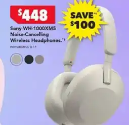 Harvey Norman Sony wh-1000xm5 noise-cancelling wireless headphones offer