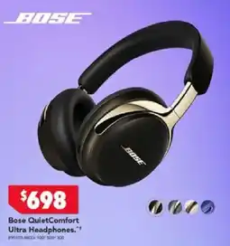 Harvey Norman Bose quietcomfort ultra headphones offer