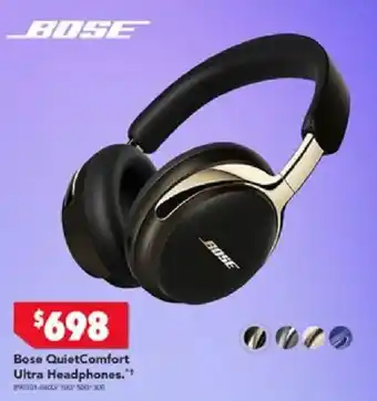 Harvey Norman Bose quietcomfort ultra headphones offer