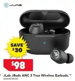 Harvey Norman Jlab jbuds anc 3 true wireless earbuds offer