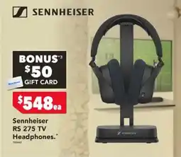 Harvey Norman Sennheiser rs 275 tv headphones offer