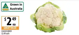 Supabarn Cauliflower offer