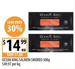 Supabarn Ocean king salmon smoked offer