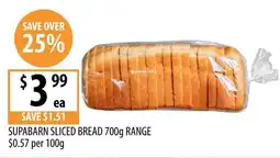 Supabarn Supabarn sliced bread offer