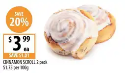 Supabarn Cinnamon scroll offer