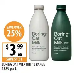 Supabarn Boring oat milk uht offer