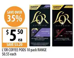Supabarn L'or coffee pods offer