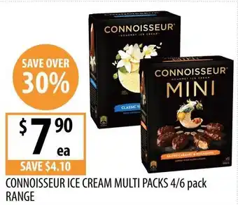 Supabarn Connoisseur ice cream multi packs offer