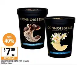 Supabarn Connoisseur ice cream tubs offer