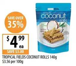 Supabarn Tropical fields coconut rolls offer
