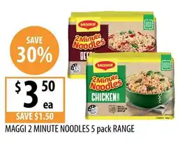 Supabarn Maggi 2 minute noodles offer