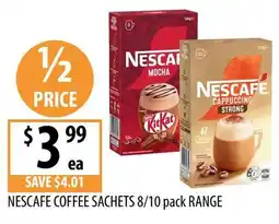 Supabarn Nescafe coffee sachets offer