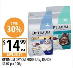 Supabarn Optimum dry cat food offer