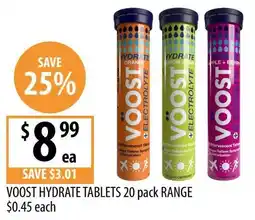 Supabarn Voost hydrate tablets offer