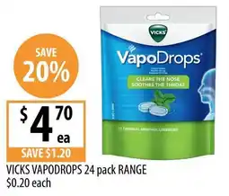 Supabarn Vicks vapodrops offer