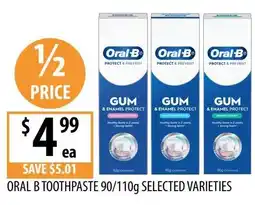 Supabarn Oral b toothpaste offer