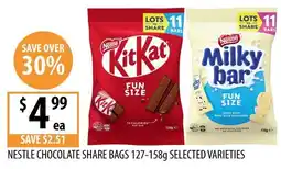 Supabarn Nestle chocolate share bags offer