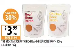 Supabarn The stock merchant chicken and beef bone broth offer