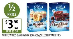 Supabarn White wings baking mix offer