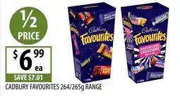 Supabarn Cadbury favourites offer