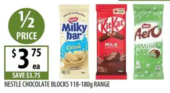 Supabarn Nestle chocolate blocks offer