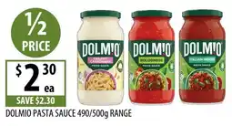 Supabarn Dolmio pasta sauce offer
