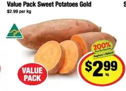 CORNETTS Value pack sweet potatoes gold offer