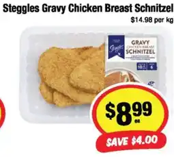CORNETTS Steggles gravy chicken breast schnitzel offer