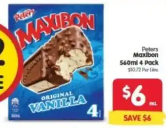 Peters maxibon 560ml 4 pack