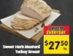 Spar Sweet herb mustard turkey breast offer