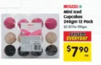 Mini Iced Cupcakes 12 Pack