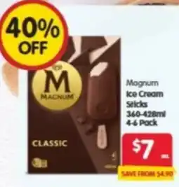 Spar Magnum Ice Cream Sticks offer