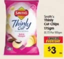 Spar Smith's Thinly Cut Chips offer