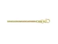 Bevilles Jewellery 9ct Yellow Gold Silver Filled Curb Chain Necklace 65cm offer