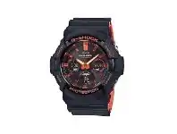 Bevilles Jewellery Casio G Shock Analog-Digital Orange Black Watch GAS-100BR-1ADR offer