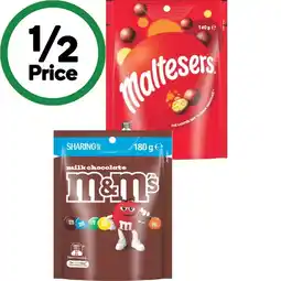 Woolworths Maltesers or M&M’s offer